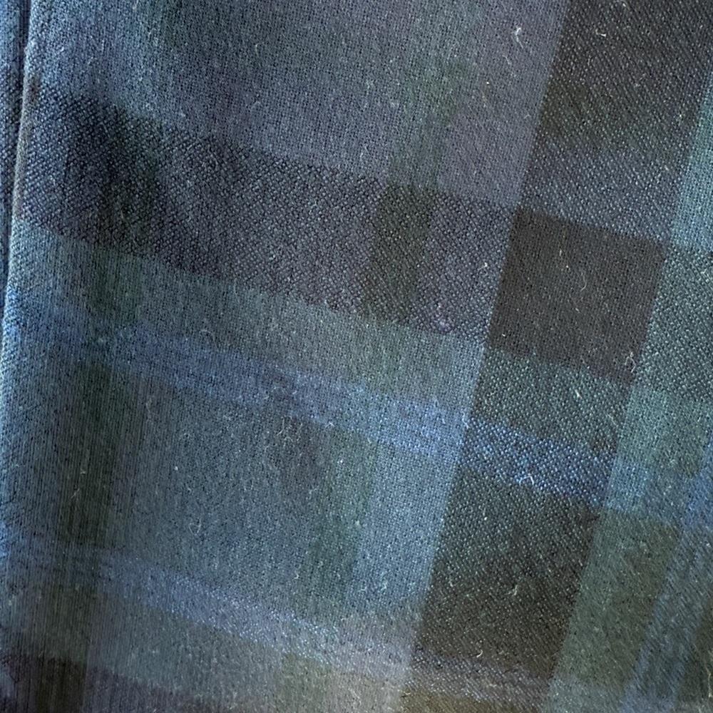 LOFT Blue and Black Plaid Pants Size 6 Marissa Skinny pants - Picture 4 of 10